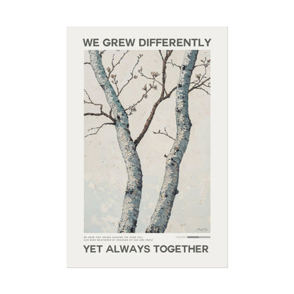 We grew Differently, Yet always Together