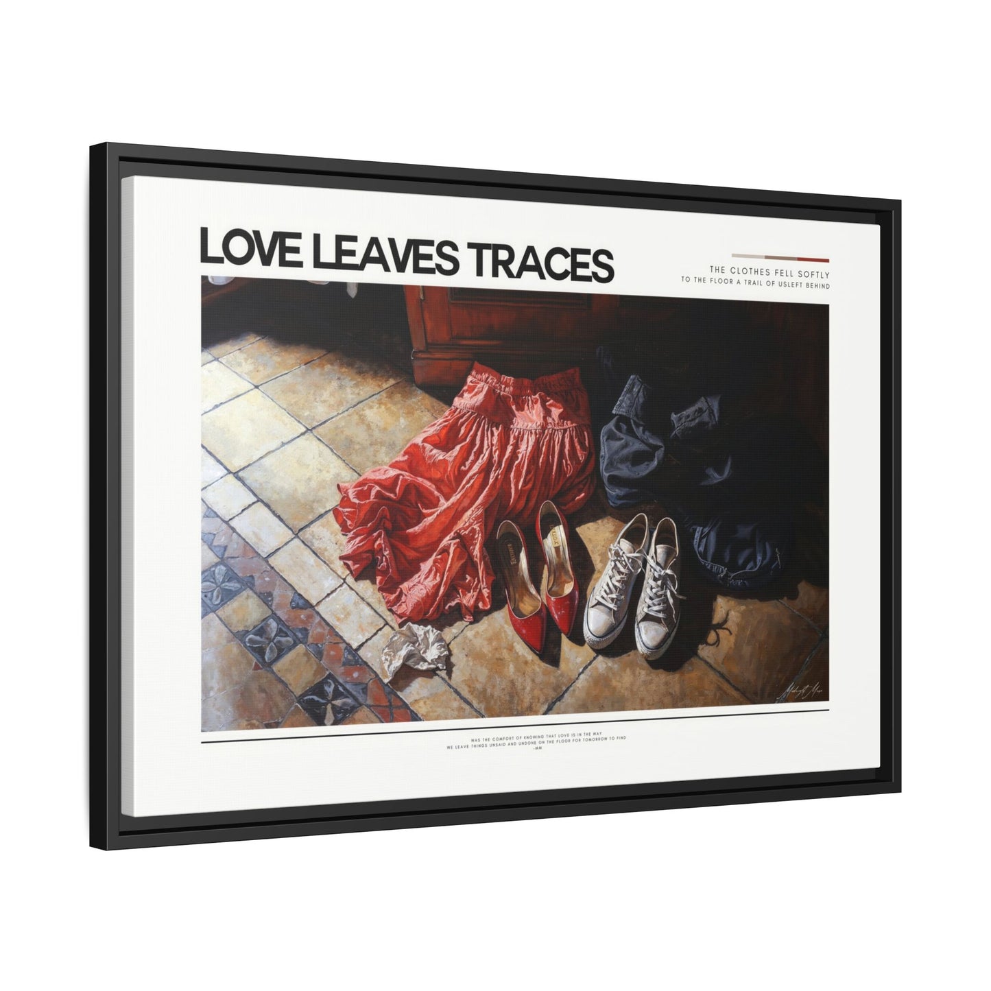 Love leaves Traces