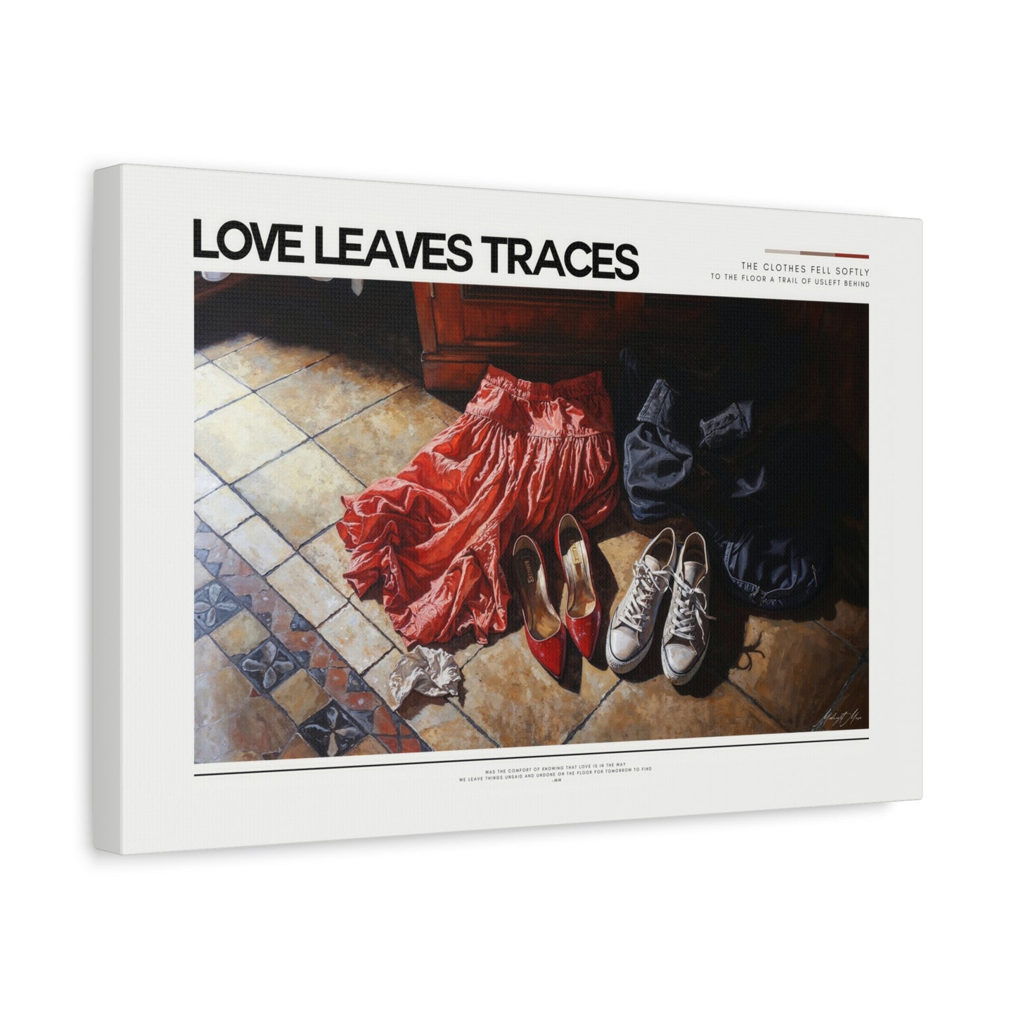 Love leaves Traces